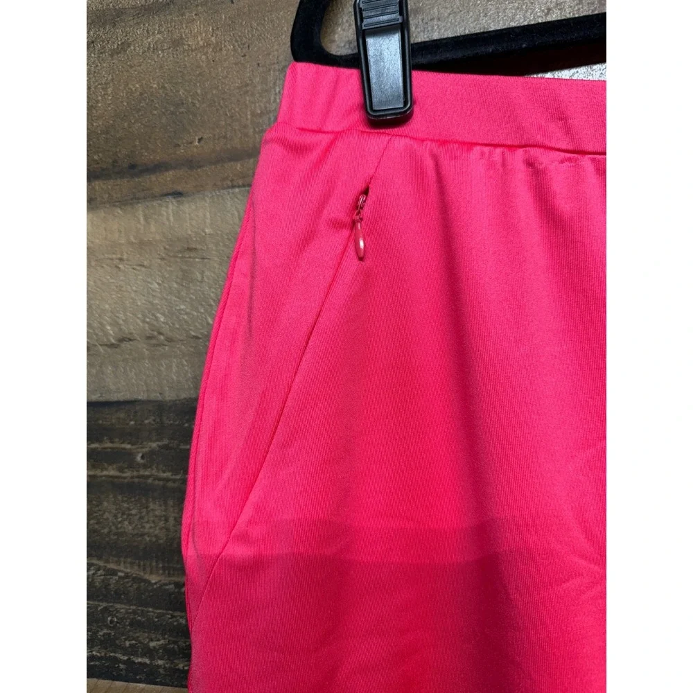 TAIL Activewear Skort Women XL Pink Tennis Golf Athletic Pockets White Trim NWOT